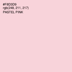 #F8D3D9 - Pastel Pink Color Image