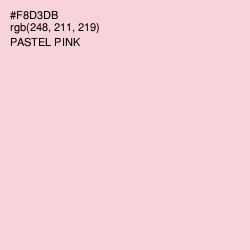 #F8D3DB - Pastel Pink Color Image
