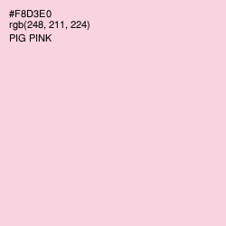 #F8D3E0 - Pig Pink Color Image