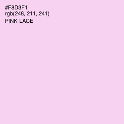 #F8D3F1 - Pink Lace Color Image