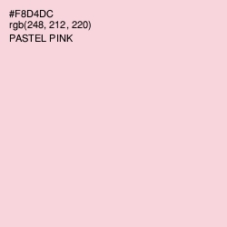 #F8D4DC - Pastel Pink Color Image