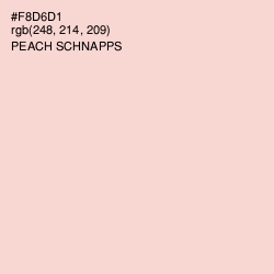 #F8D6D1 - Peach Schnapps Color Image