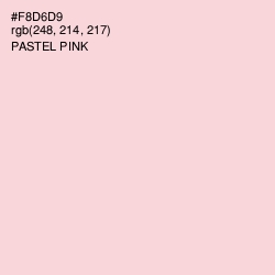 #F8D6D9 - Pastel Pink Color Image