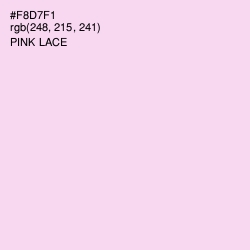 #F8D7F1 - Pink Lace Color Image