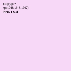 #F8D8F7 - Pink Lace Color Image