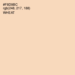 #F8D9BC - Wheat Color Image