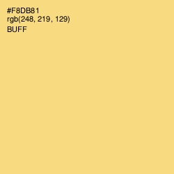 #F8DB81 - Buff Color Image