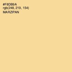 #F8DB9A - Marzipan Color Image