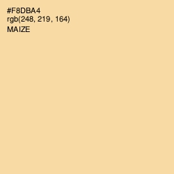 #F8DBA4 - Maize Color Image