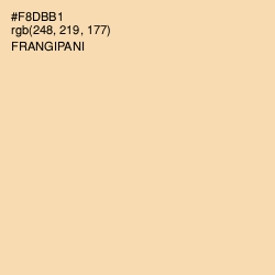 #F8DBB1 - Frangipani Color Image