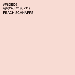 #F8DBD3 - Peach Schnapps Color Image
