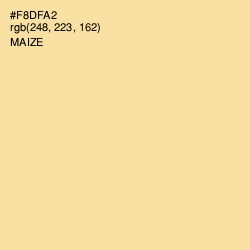 #F8DFA2 - Maize Color Image