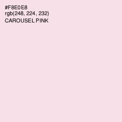 #F8E0E8 - Carousel Pink Color Image