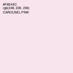 #F8E4EC - Carousel Pink Color Image