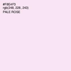 #F8E4F3 - Pale Rose Color Image