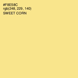 #F8E58C - Sweet Corn Color Image