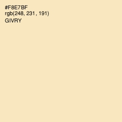 #F8E7BF - Givry Color Image