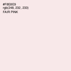 #F8E8E9 - Fair Pink Color Image