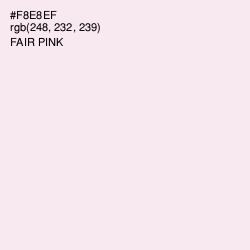 #F8E8EF - Fair Pink Color Image