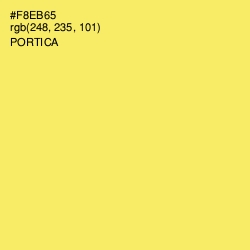 #F8EB65 - Portica Color Image