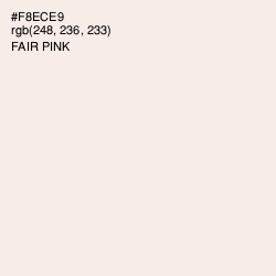 #F8ECE9 - Fair Pink Color Image