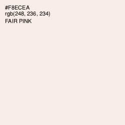 #F8ECEA - Fair Pink Color Image