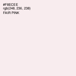 #F8ECEE - Fair Pink Color Image