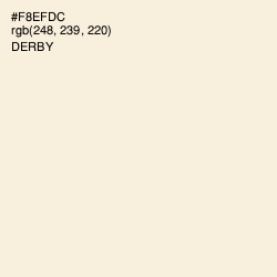 #F8EFDC - Derby Color Image