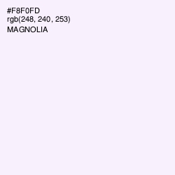 #F8F0FD - Magnolia Color Image