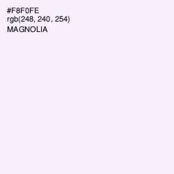 #F8F0FE - Magnolia Color Image