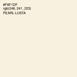 #F8F1DF - Pearl Lusta Color Image