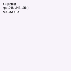 #F8F3FB - Magnolia Color Image