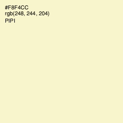 #F8F4CC - Pipi Color Image