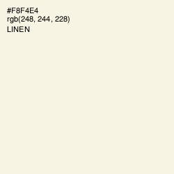 #F8F4E4 - Linen Color Image