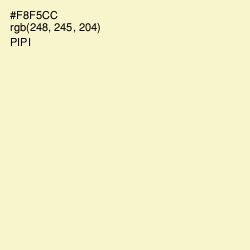 #F8F5CC - Pipi Color Image