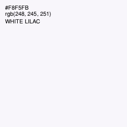 #F8F5FB - White Lilac Color Image