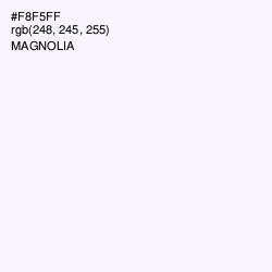 #F8F5FF - Magnolia Color Image