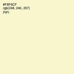 #F8F6CF - Pipi Color Image