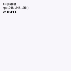 #F8F6FB - White Lilac Color Image
