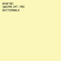 #F8F7B7 - Buttermilk Color Image