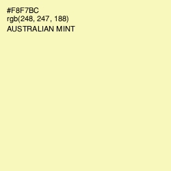 #F8F7BC - Australian Mint Color Image