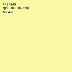 #F8F8A5 - Milan Color Image