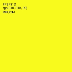 #F8F91D - Broom Color Image