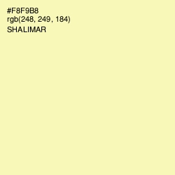 #F8F9B8 - Shalimar Color Image