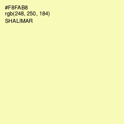 #F8FAB8 - Shalimar Color Image