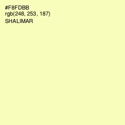 #F8FDBB - Shalimar Color Image