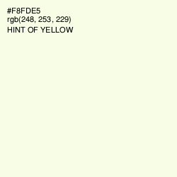 #F8FDE5 - Hint of Yellow Color Image