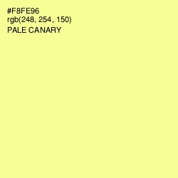 #F8FE96 - Pale Canary Color Image
