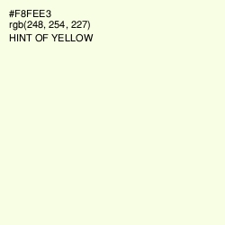 #F8FEE3 - Hint of Yellow Color Image