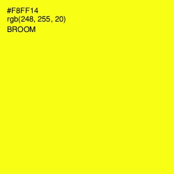 #F8FF14 - Broom Color Image